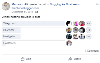 2019 WordPress Hosting Poll
